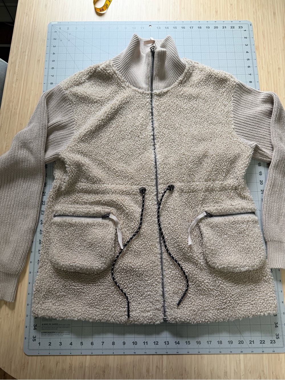 Varley Cream Sherpa Layer